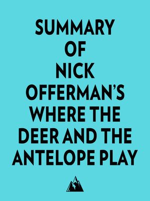 cover image of Summary of Nick Offerman's Where the Deer and the Antelope Play